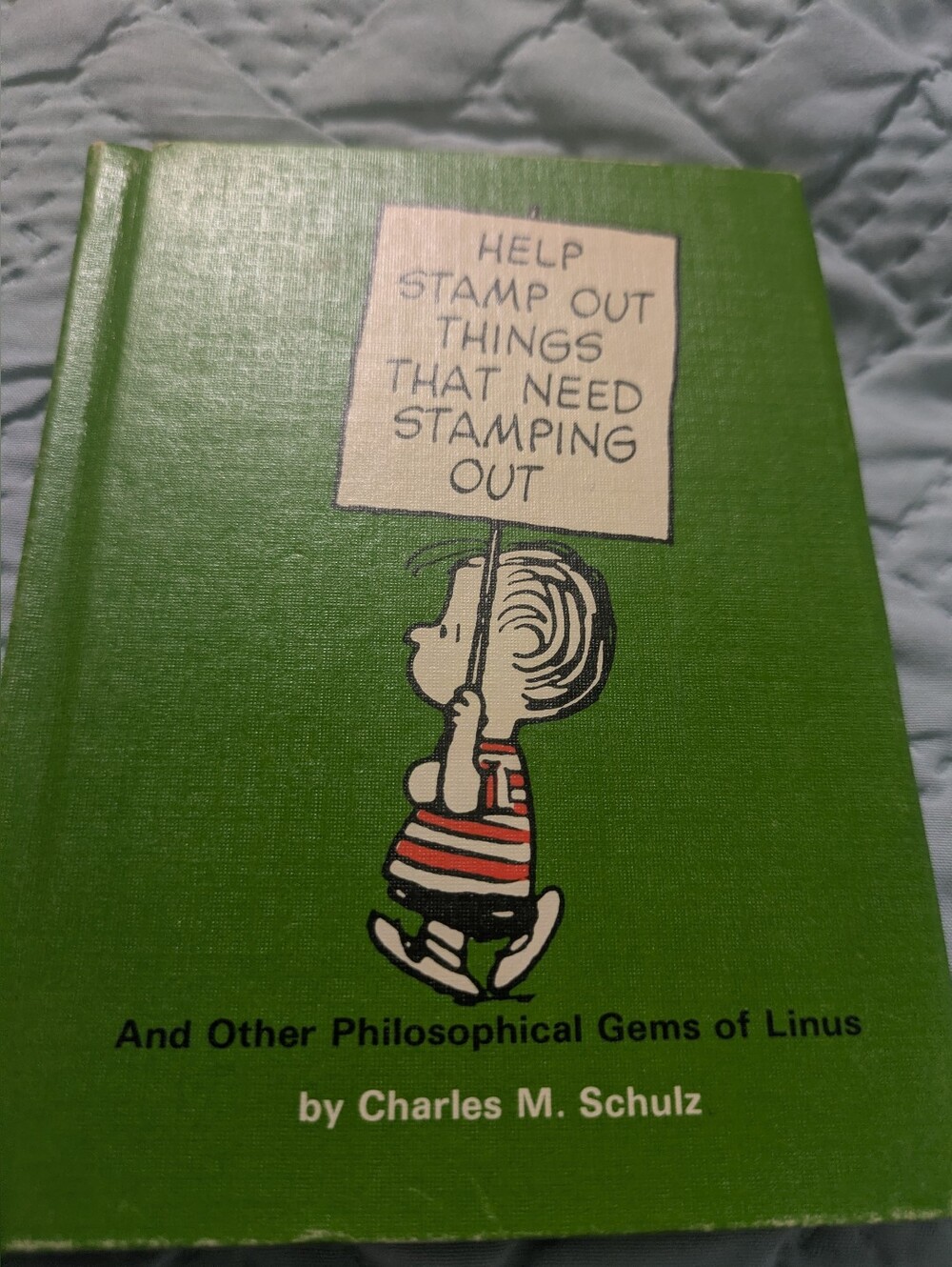 Vintage Peanuts 1969  Help Stamp Out Things That Need Stamping Out book